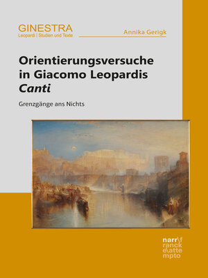 cover image of Orientierungsversuche in Giacomo Leopardis Canti